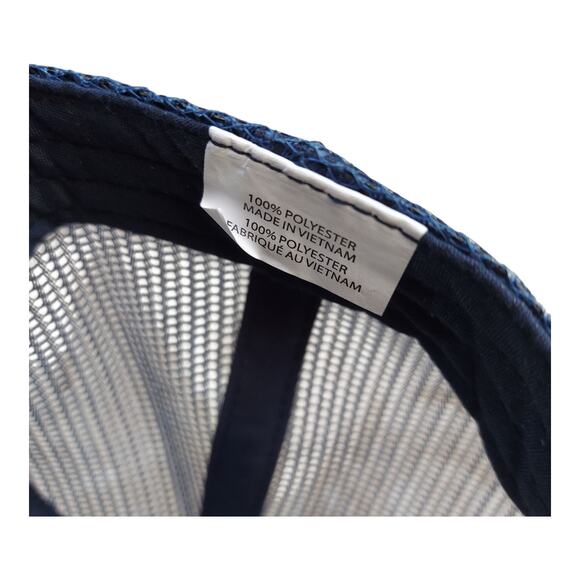 New 313 Detroit Area Code Trucker Hat Blue Orange Snapback - Picture 5 of 6